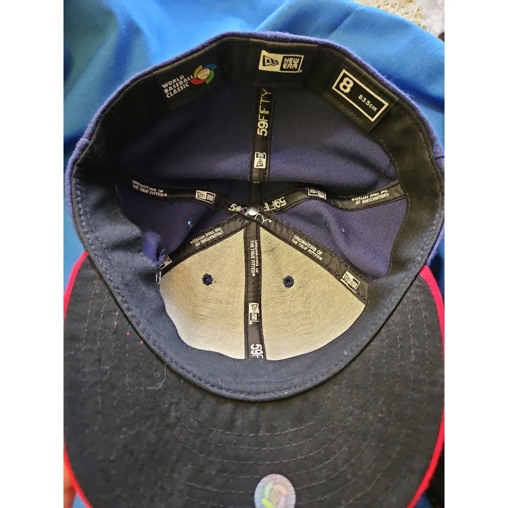 59FIFTY World Baseball Classic Hat‎ USA Embroidered New Era Fitted Size 8 Cap